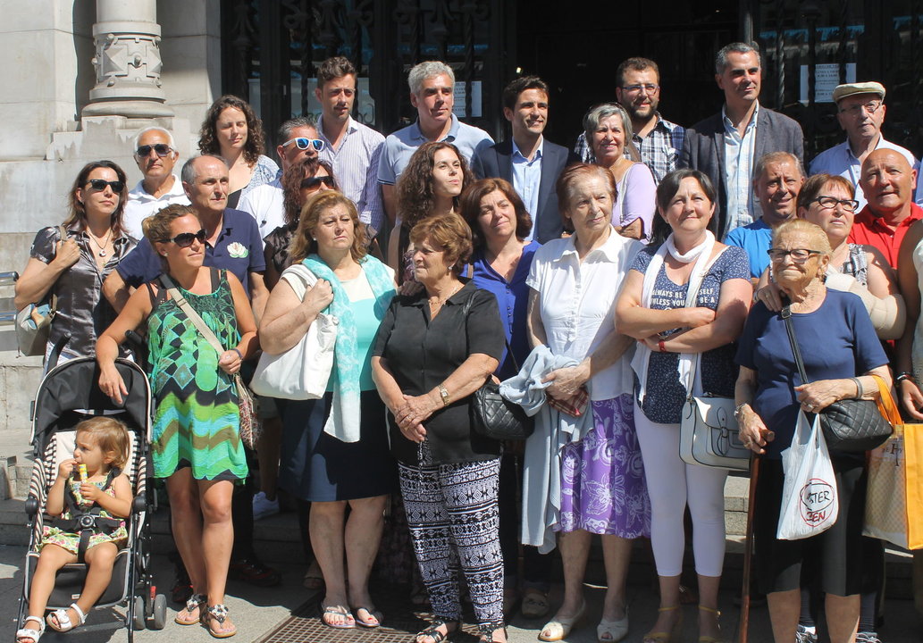 Representantes de las plataformas vecinales