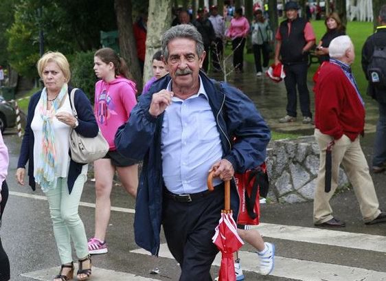 El presidente de Cantabria en la celebración de la Bien Aparecida