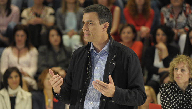 El secretario general del PSOE, Pedro Sánchez, durante una visita a Cantabria | Foto: Archivo