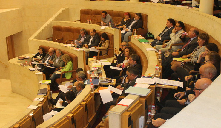 Pleno del Parlamento de Cantabria