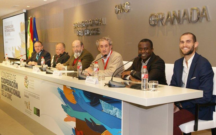 Tomás Cobo, en el I Congreso de Cooperación Internacional celebrado en Granada