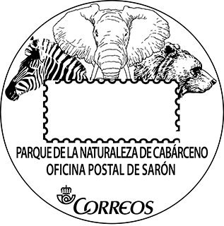 Matasellos turístico de Correos que celebra los 25 años de Cabárceno