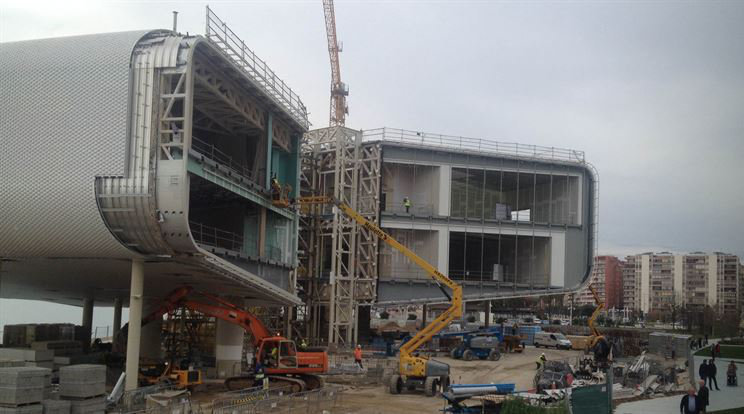 Las obras del Centro Botín no estarán terminadas hasta 2017