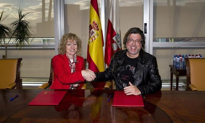 La vicepresidenta regional, Eva Díaz Tezanos, junto al presidente del Comité Autonómico de Cruz Roja, Javier Fernández