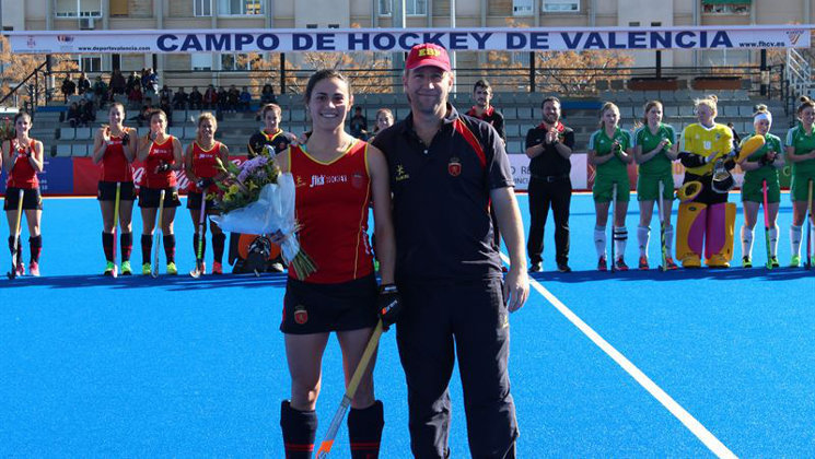 La santanderina Beatriz Pérez cumple 100 partidos con España