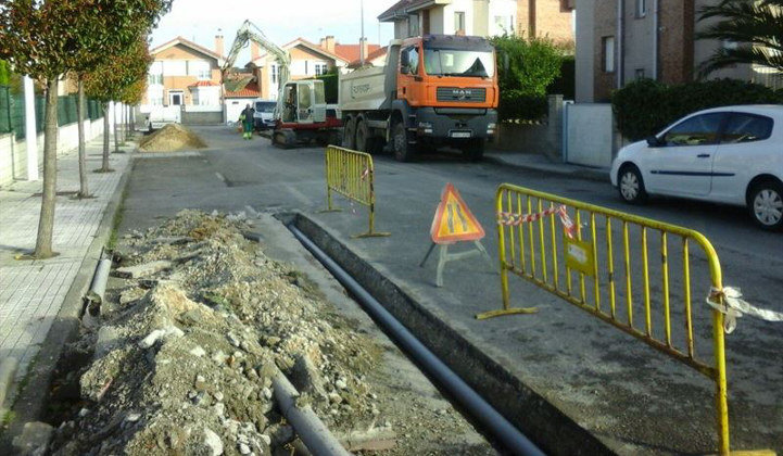 Santa Cruz de Bezana está a punto de terminar las obras de saneamiento