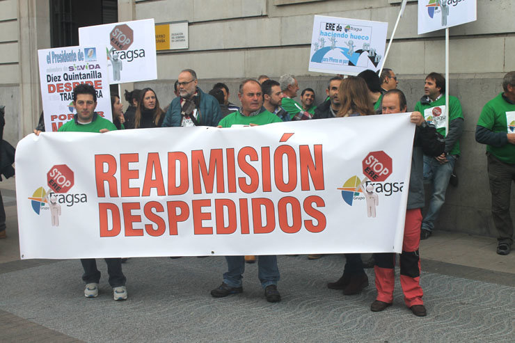 Los trabajadores llevan meses manifestándose