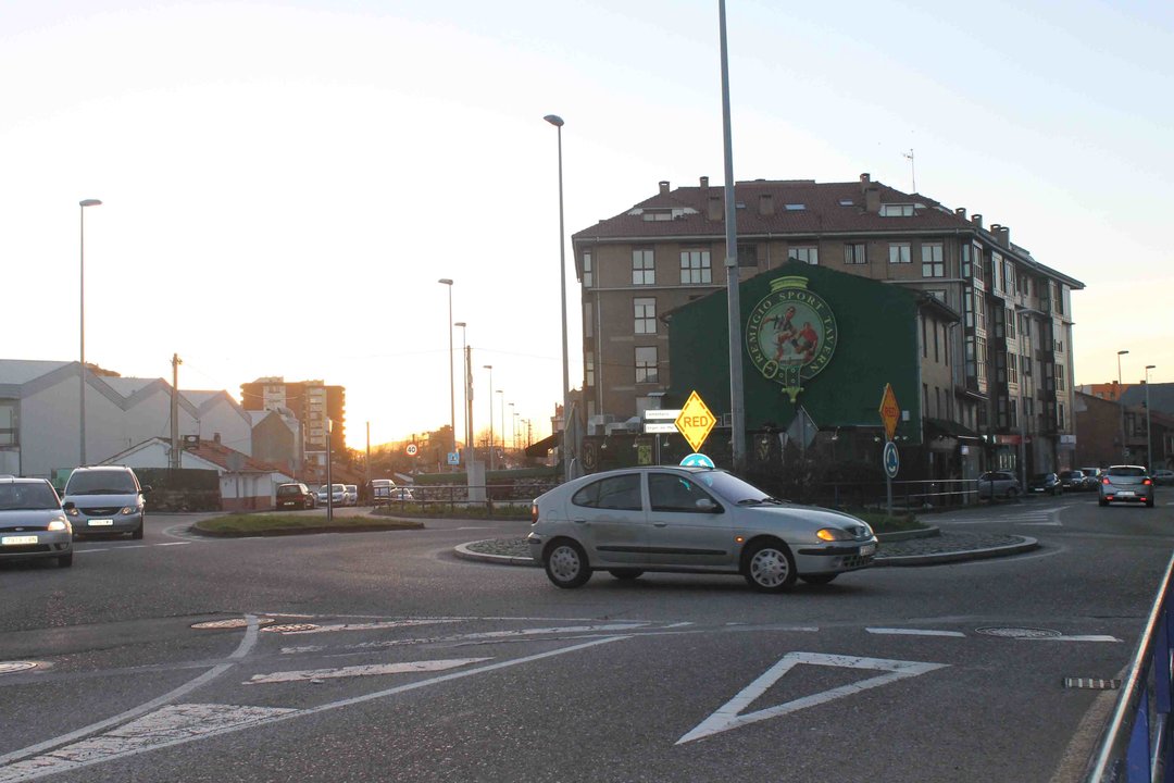 Rotonda de La Albericia, donde se produjo el atentado de ETA