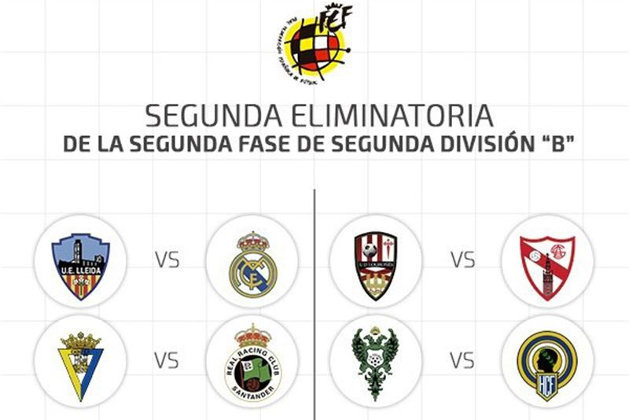 Emparejamientos de la segunda eliminatoria para el ascenso a Segunda División