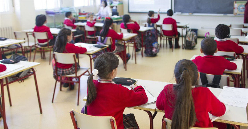 Alumnos en el aula