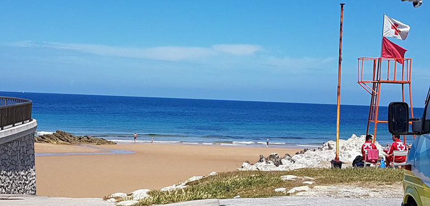 La playa de la Virgen del Mar