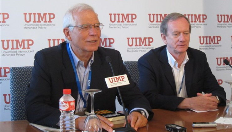 El exministro socialista y expresidente del Parlamento Europeo, Josep Borrell