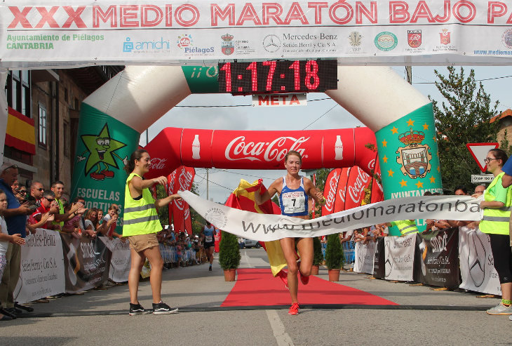 Irene Peláez, ganadora entre las féminas