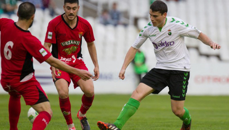 Sergio Ruiz, durante un partido en El Sardinero