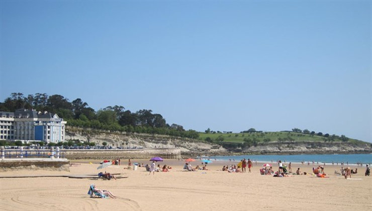 Segunda playa de El Sardinero