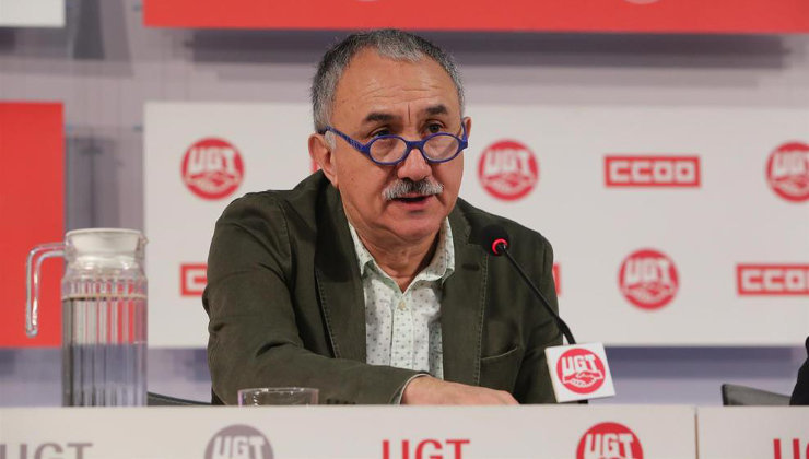 El secretario general de UGT, Pepe Álvarez