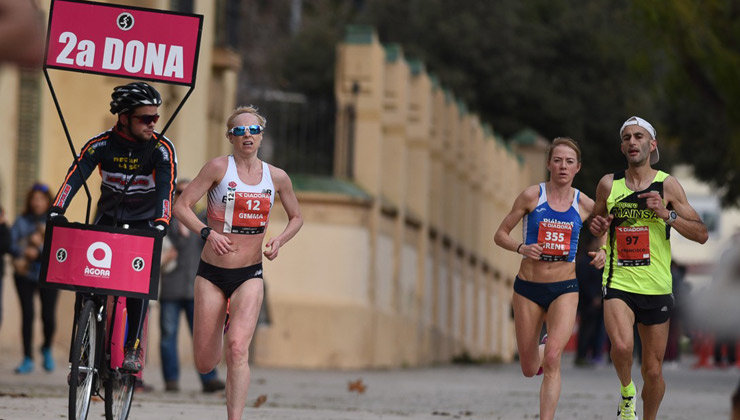 La atleta Irene Pelayo, durante la prueba