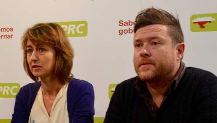 Los concejales del PRC de Santander, Amparo Coterillo y Vicente Nieto