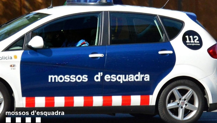 Vehículo de los Mossos d'Esquadra