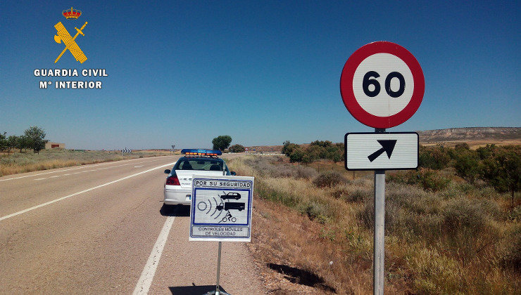 La DGT ha intensificado los controles de velocidad en carreteras secundarias