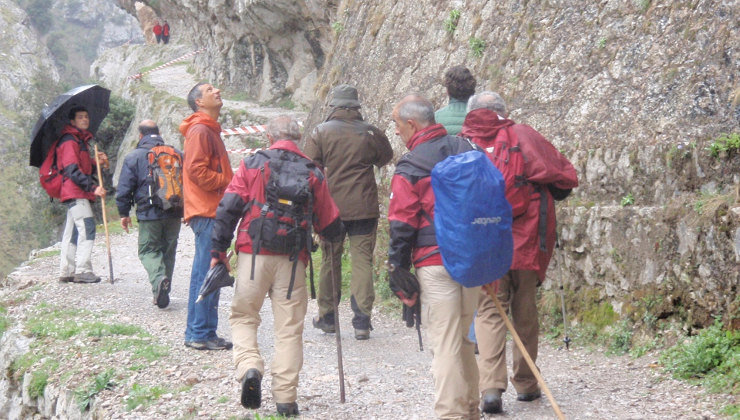 La joven realizaba la Ruta del Cares cuando ha tenido que ser rescatada