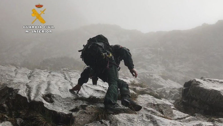 La Guardia Civil ha rescatado a tres senderistas desorientados en Picos de Europa