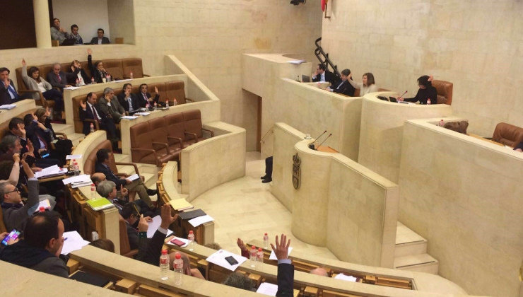 Pleno del Parlamento de Cantabria