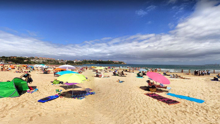 Playa de La Concha en Suances | Foto: Google Maps