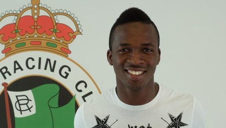 Koné, durante su etapa como jugador del Racing de Santander