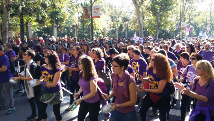 Una manifestación en contra de la violencia machista | Foto: Archivo