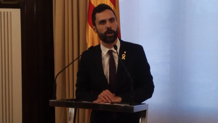 El presidente del Parlament de Cataluña, Roger Torrent