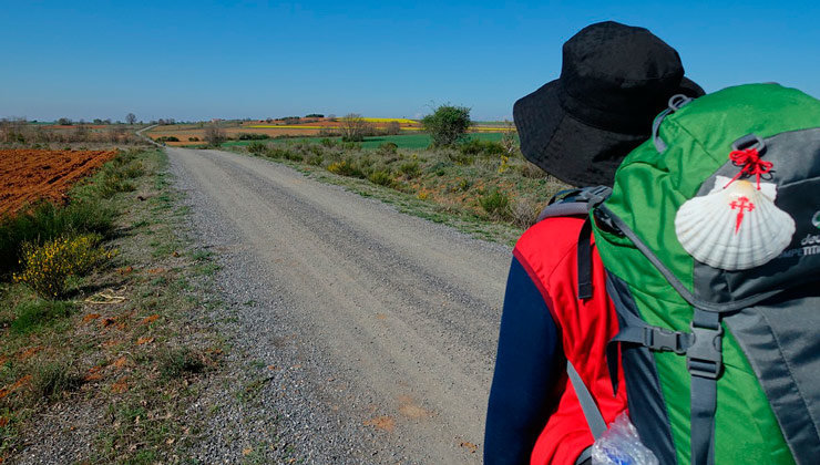 Peregrina del Camino de Santiago. Foto: Pixabay