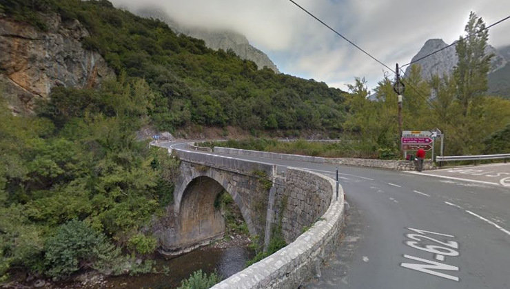 Puente de Lebeña en el Desfiladero de la Hermida | Foto: Google Maps