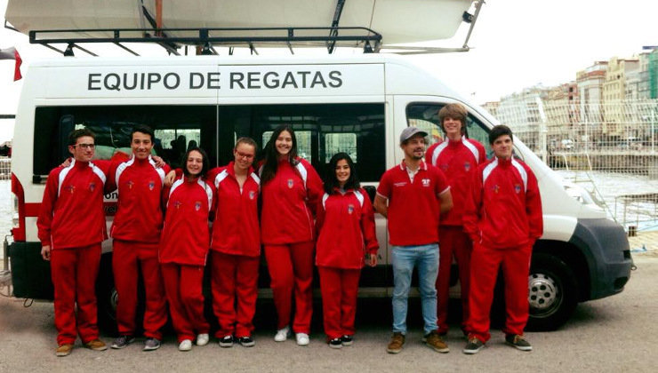 Equipo cántabro de la clase 29er de vela