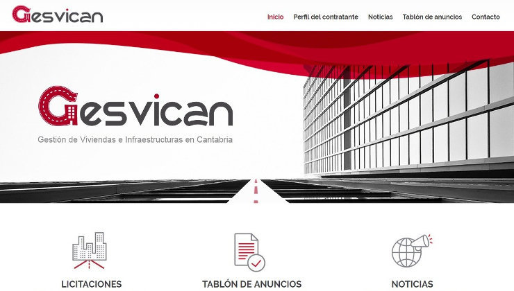 Nueva web de Gesvican