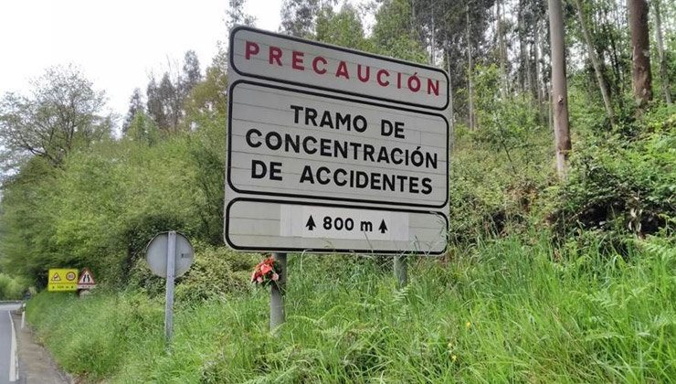 Precaucion accidentes de tráfico