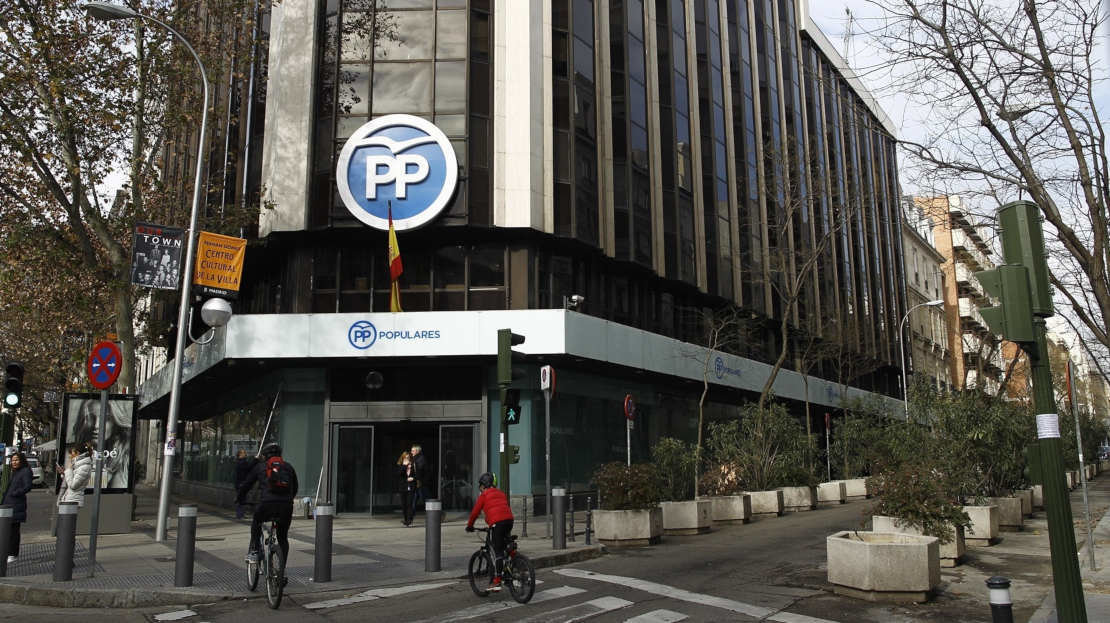 Sede central del Partido Popular en la calle Génova, en Madrid