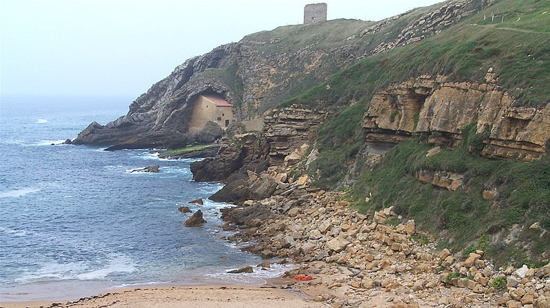 Playa de Santa Justa, en Ubiarco