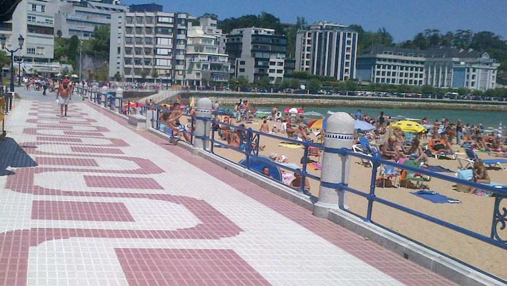 Segunda playa del Sardinero de Santander. Foto: Ministerio de Agricultura y Pesca, Alimentación y Medio Ambiente