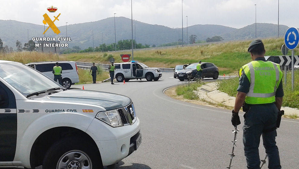 Control de la Guardia civil