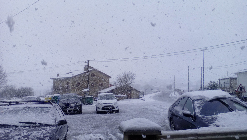 Nieve en Cantabria