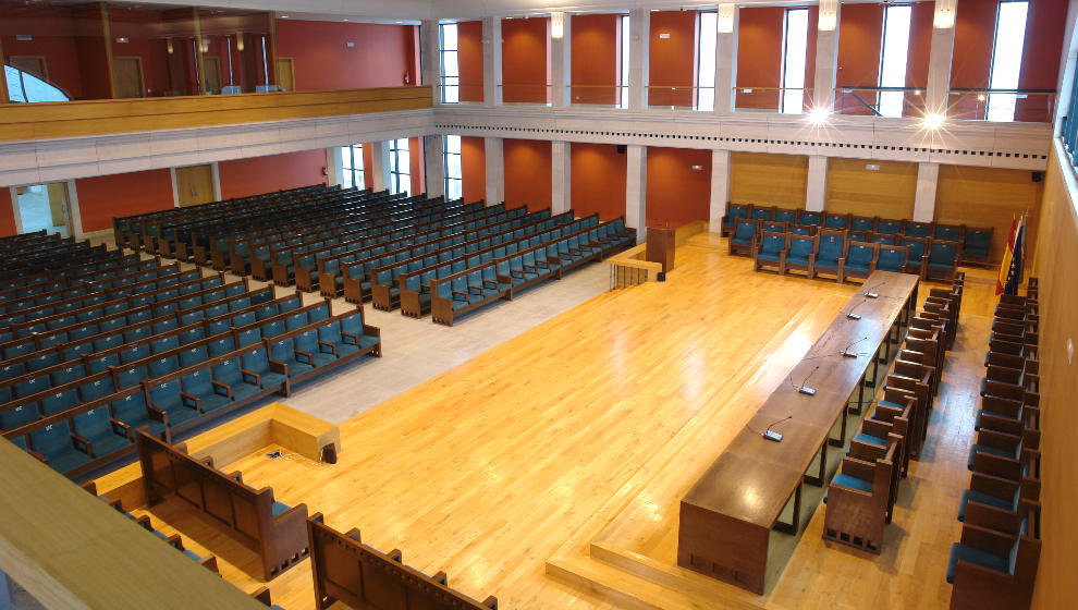 Interior del Paraninfo de la Universidad de Cantabria