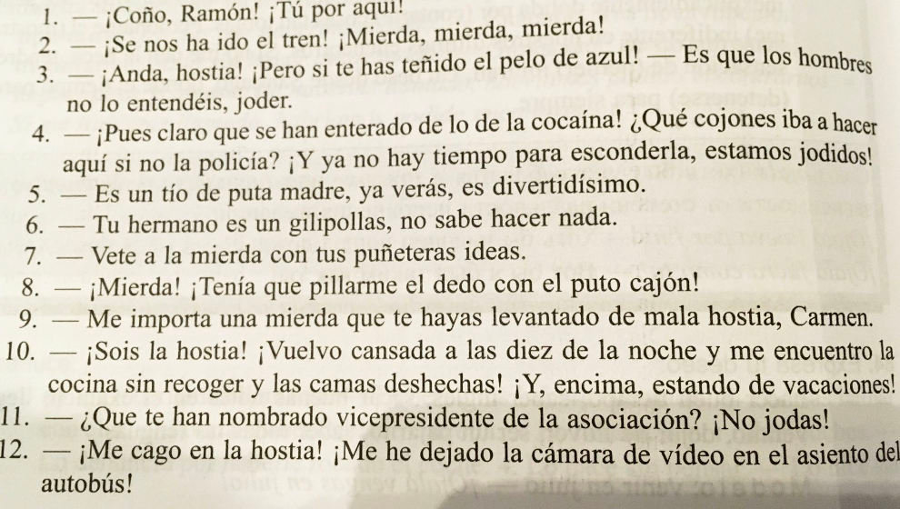 Ejercicio de frases en español | Fotos: Twitter