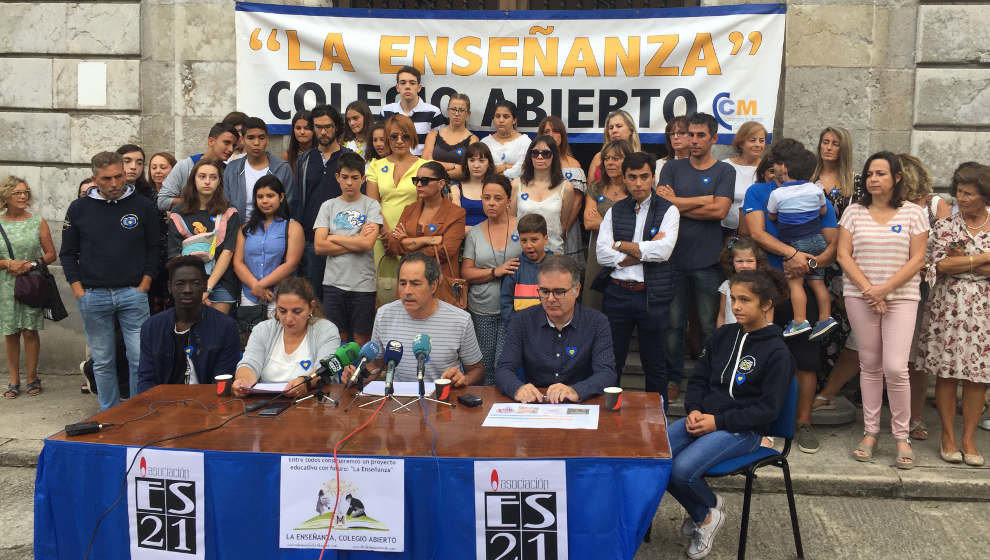 Rueda de prensa de La Enseñanza Siglo XXI | Foto: edc