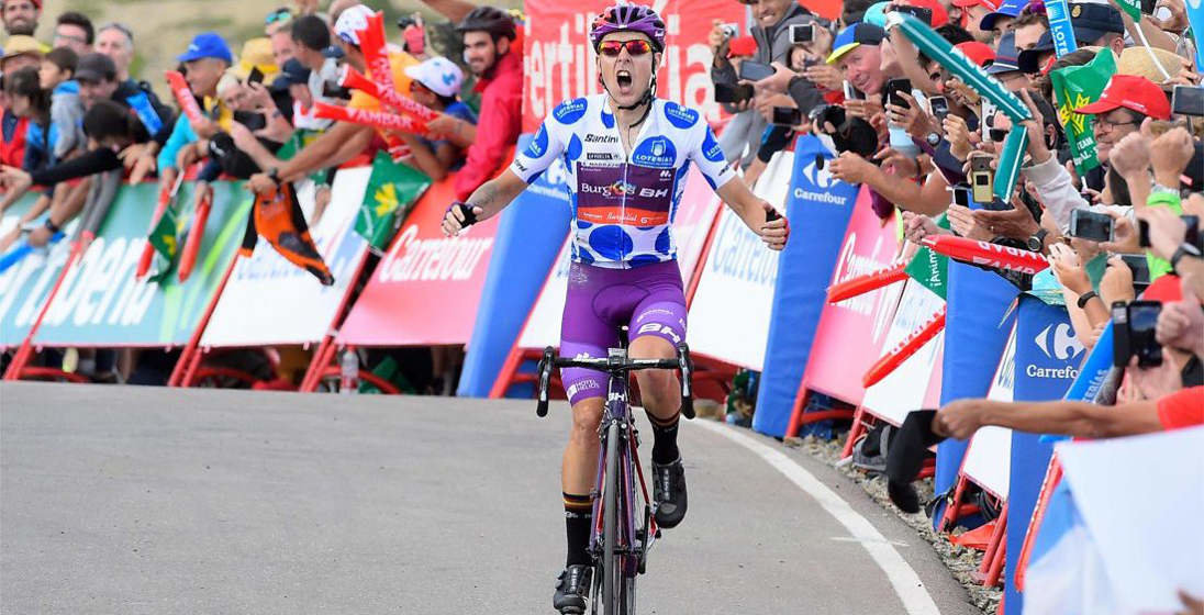 Ángel Madrazo celebra su victoria en Javalambre