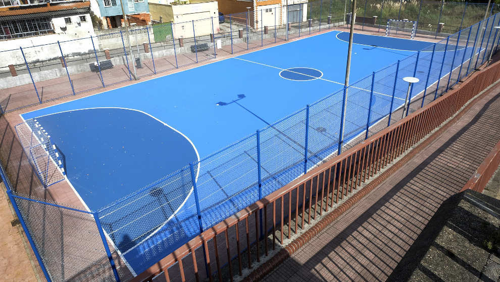 Pista deportiva de El Empalme renovada