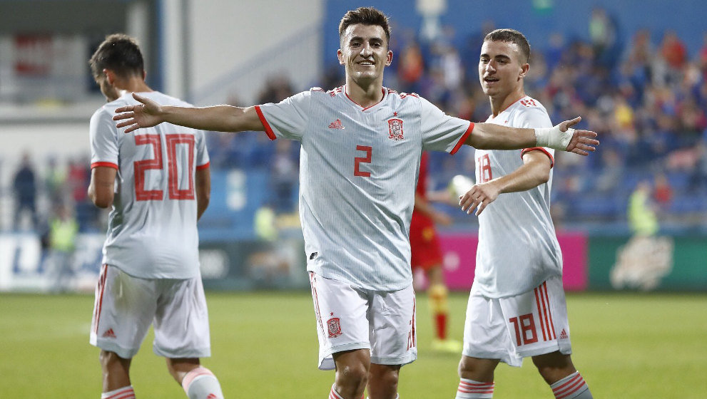 Aitor Buñuel celebrando un gol con la Selección | Foto: Selección Española de Fútbol