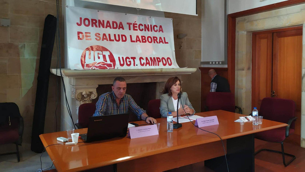 UGt ha reclamado en la Jornada Técnica de Salud Laboral una ampliación del concepto de accidente laboral