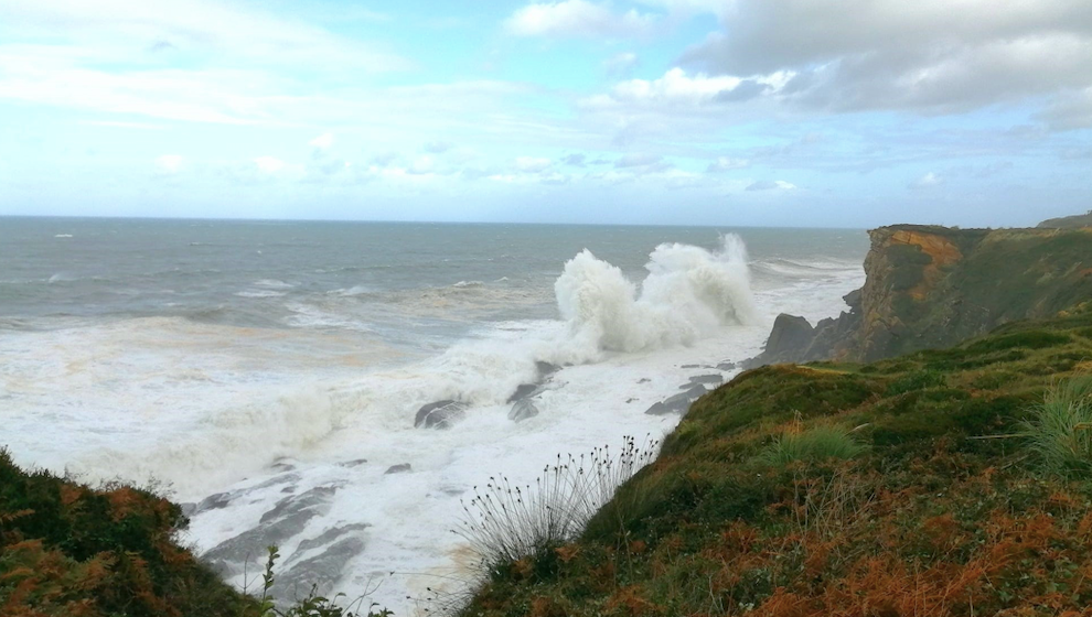 Temporal y viento en Cantabria