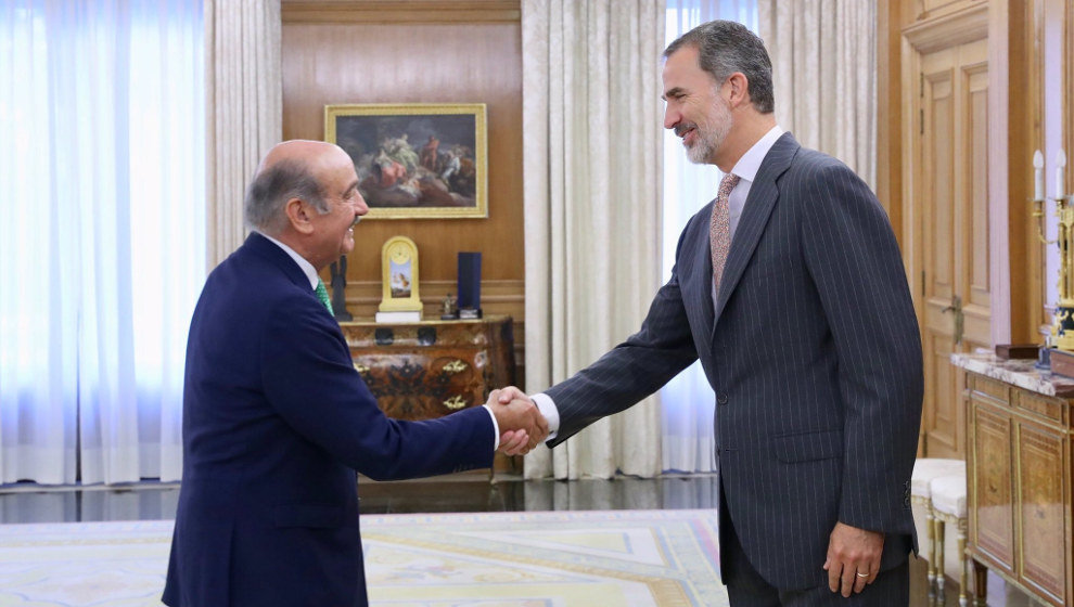 José María Mazón con Felipe VI